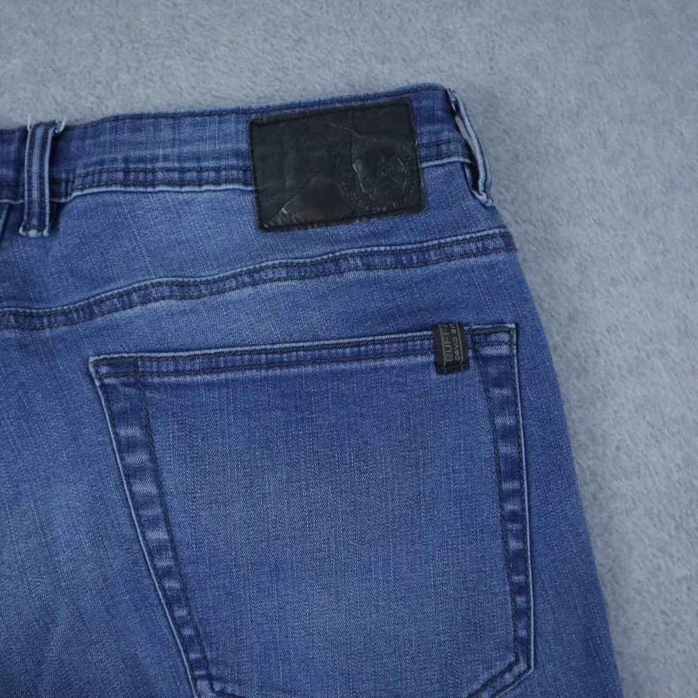Buffalo David Bitton Jeans Mens 34x27 Adam Slim Stretch 5-Pocket Flex Denim Blue